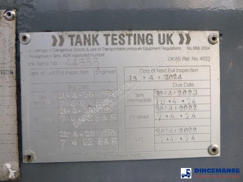 نصف مقطورة LAG Fuel tank alu 44.4 m3 / 6 comp +...