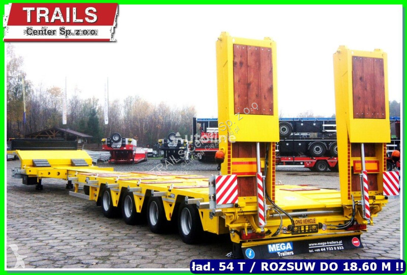 Semirimorchio Mega 4 axle low floor 18.600 m....