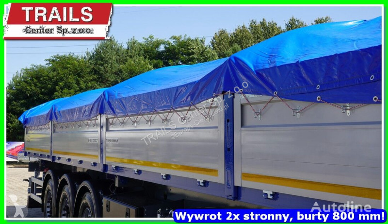 Semiremorca Mega 29 m³ / 12.600 m. 2 x side...