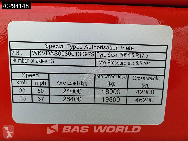 نصف مقطورة Kässbohrer LB3E 3 axles...