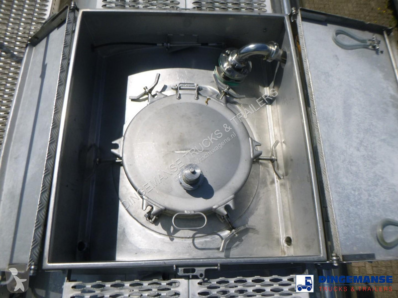 نصف مقطورة Van Hool Food tank inox 28.5 m3 / 3...