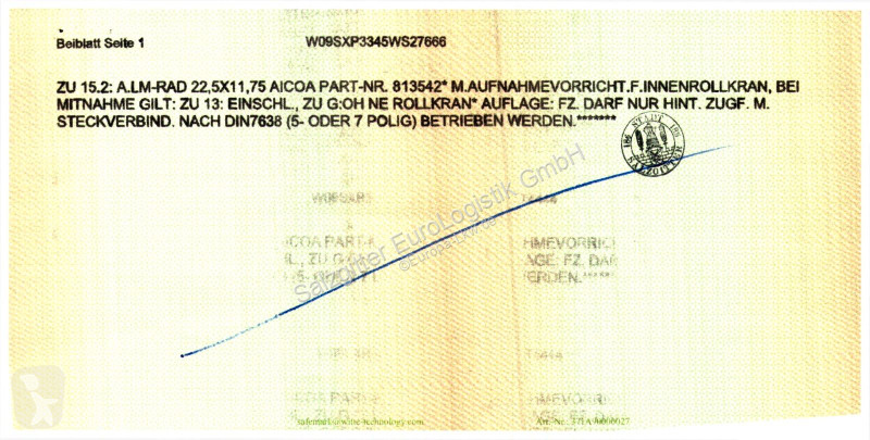 نصف مقطورة  Schröder S10/24P2-13,6 | Alu / 2 x...