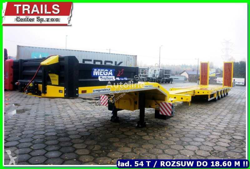 Semirimorchio Mega 4 axle low floor 18.600 m....