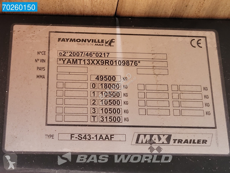 Semiremorca Faymonville MAX100-N-3A-9.30-RM 3...