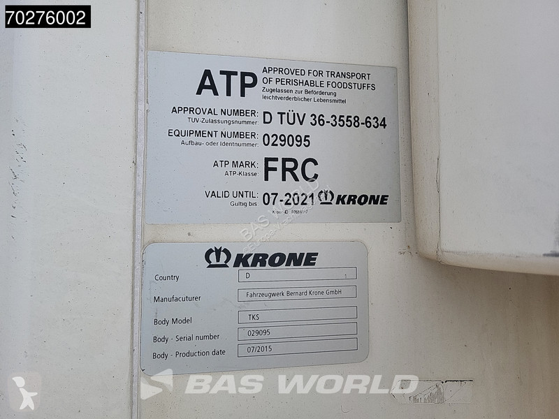 Semitrailer Krone Liftachse Blumenbreit...