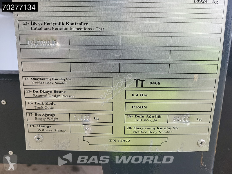 نصف مقطورة  LPG TRANSPORT TANK 3 axles NEW 48m3...