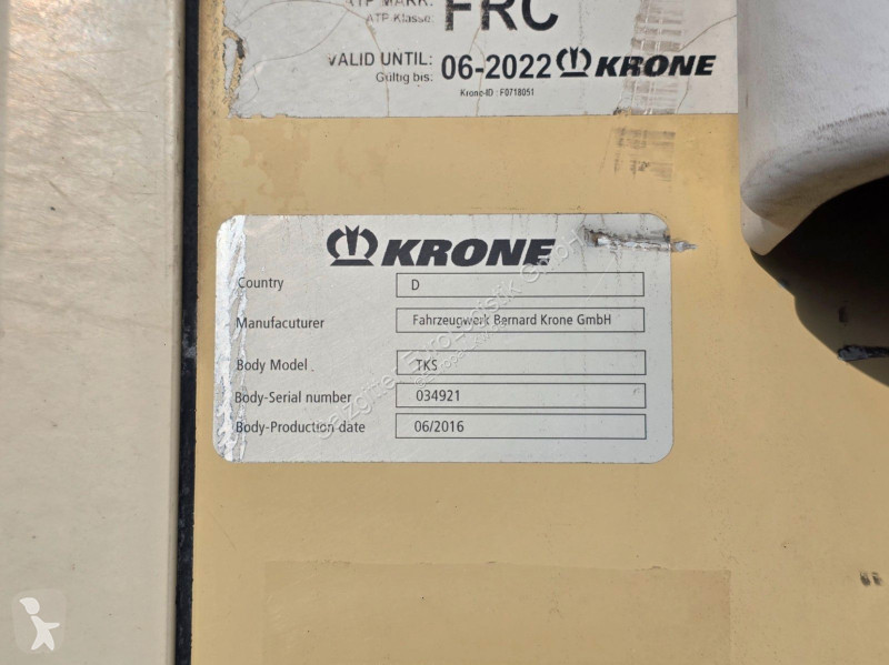 نصف مقطورة Krone /Trennwand/Doppelverd./...