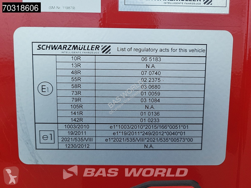 نصف مقطورة Schwarzmüller 3 axles NEW! 3x...