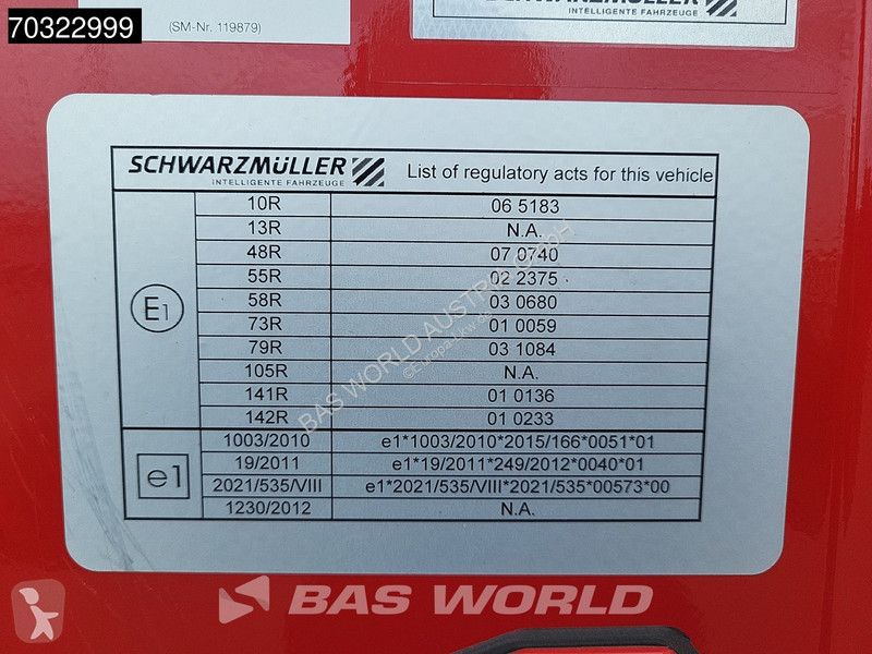 Sættevogn Schwarzmüller 3 axles NEW! 3x...