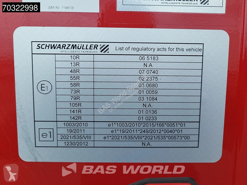نصف مقطورة Schwarzmüller 3 axles NEW! 3x...
