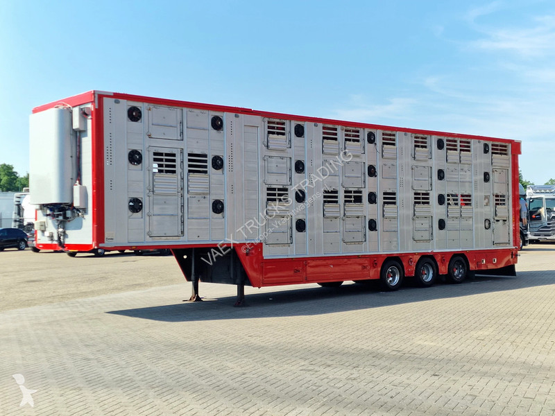 نصف مقطورة Finkl SAV35 - 3/3 deck livestock -...