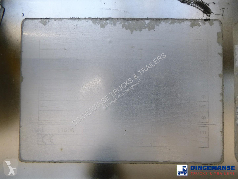 Semi remorque Feldbinder Chemical tank inox 30...