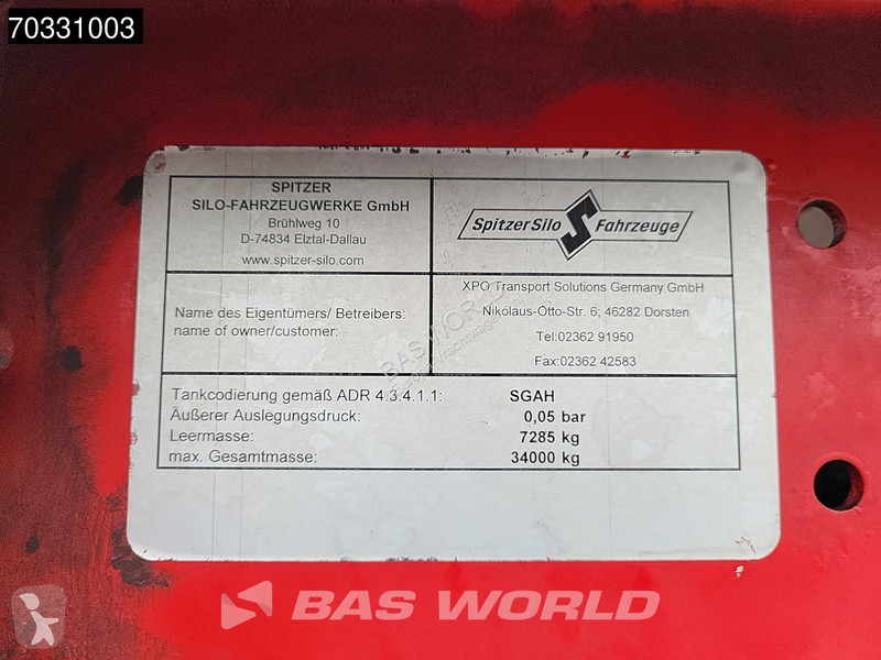 Oplegger Spitzer SK2766 CAL 3 axles TÜV 02/27...