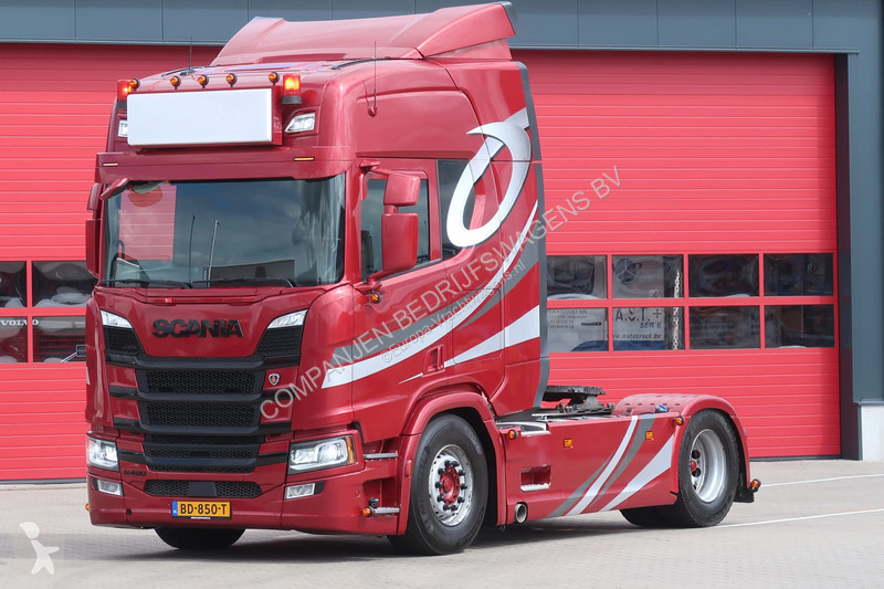 Semi remorque  3-ASSIGE OPLEGGER Scania R450...