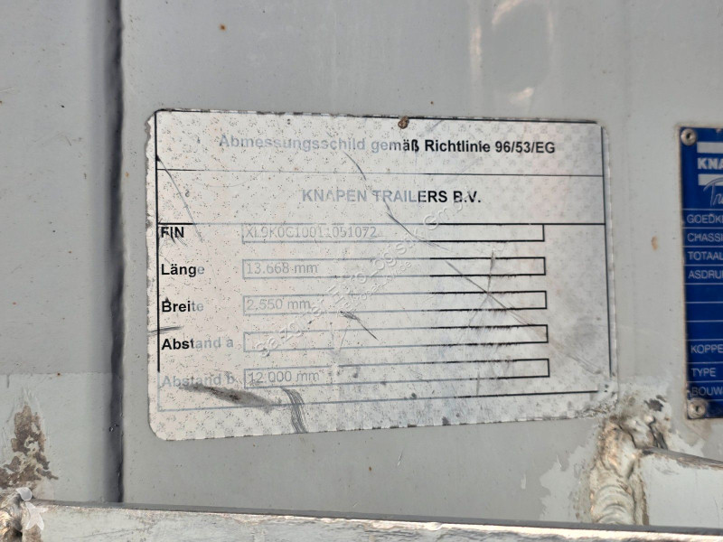 Knapen K100 | Liftachse semi-trailer