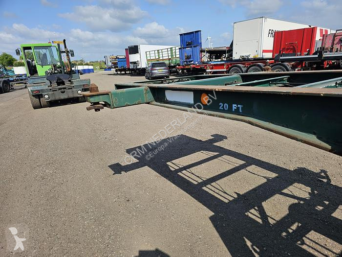 Oplegger Flandria 2 AXLE 20 FT CHASSIS STEEL...