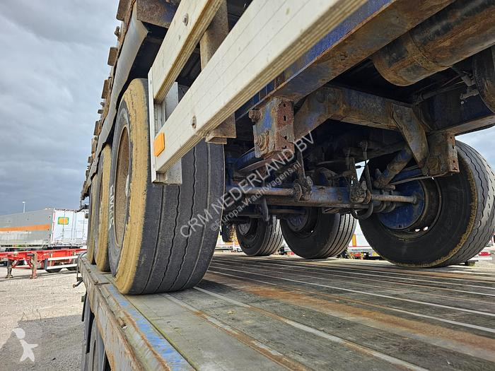 Semitrailer Pacton 3 AXLE FLATBED TRAILER BPW DRUM