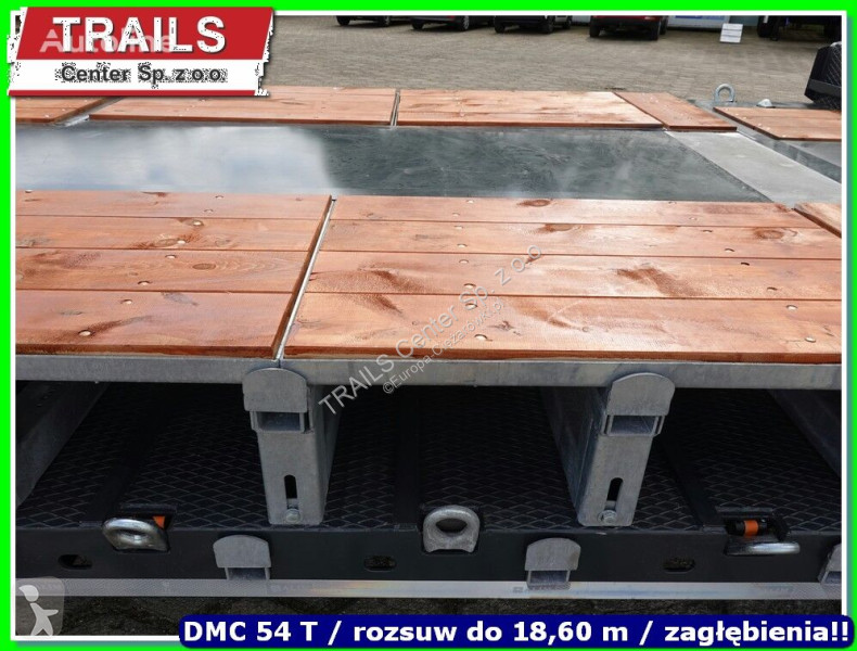 Sættevogn Mega Extandable Low-loader 18.60 m 2...