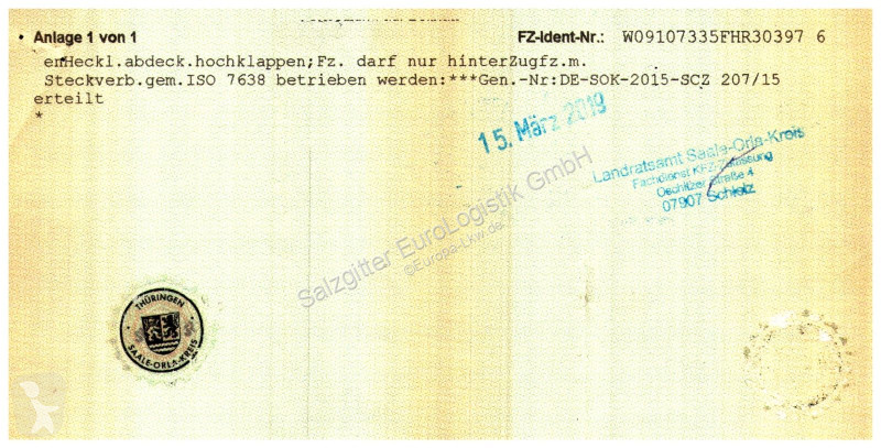 نصف مقطورة Reisch RSBS-25/24LK / Alu-Felgen /...