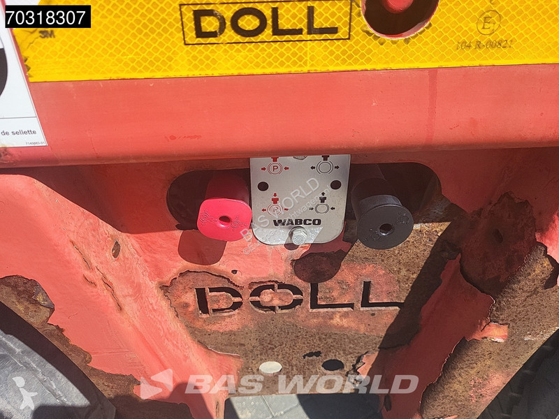 Semirimorchio Doll S5E-0 5x Steering Axle Ramps...