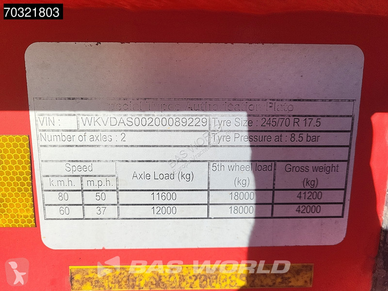 نصف مقطورة Kässbohrer LB2 Extendable 460cm...