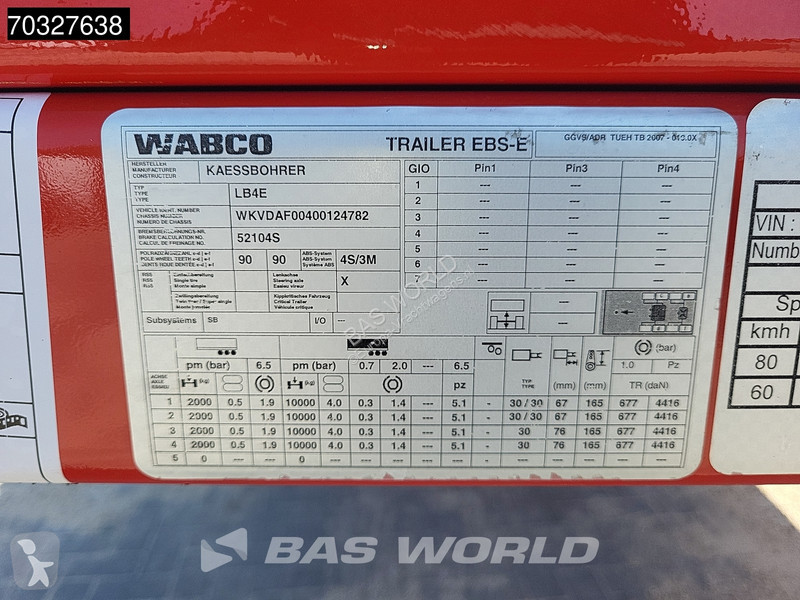 نصف مقطورة Kässbohrer LB4E Mega Extendable -...