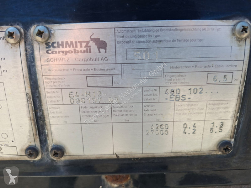 نصف مقطورة Schmitz Cargobull   3Achs MEGA...