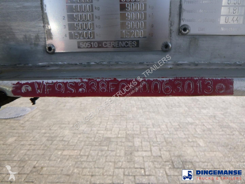 نصف مقطورة Maisonneuve Food tank inox 58 m3 / 4...