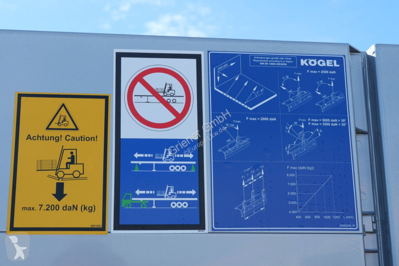 Semirremolque Kögel SN24/PLATEAU 144 x...
