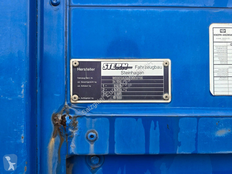 Félpótkocsi  Stern SP270 | Lenk-Liftachse |...