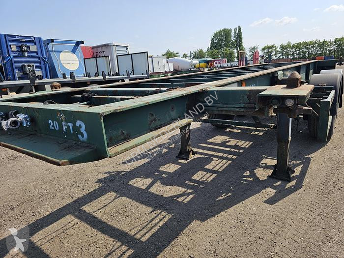 Oplegger Flandria 2 AXLE 20 FT CHASSIS STEEL...