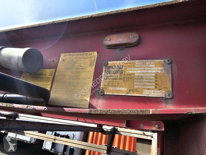 Sættevogn  40/45 ft container chassis bpw drum...