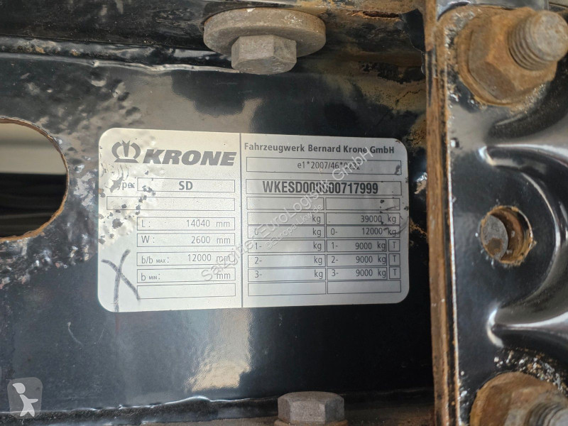 نصف مقطورة Krone /Trennwand/Doppelverd./...