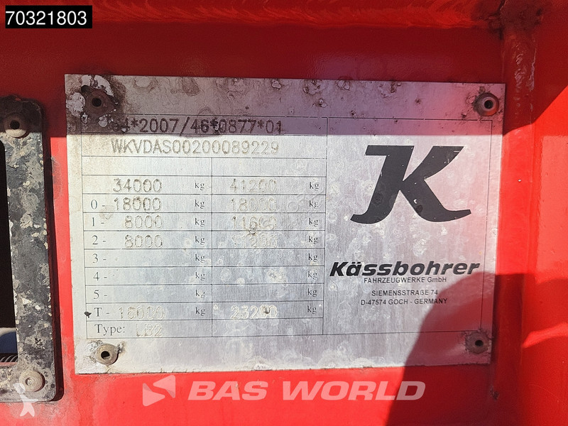 نصف مقطورة Kässbohrer LB2 Extendable 460cm...