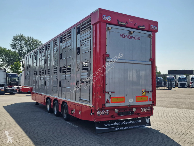 نصف مقطورة Finkl SAV35 - 3/3 deck livestock -...