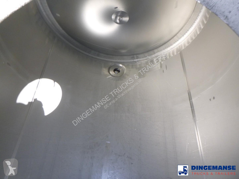 نصف مقطورة Van Hool Food tank inox 28.5 m3 / 3...