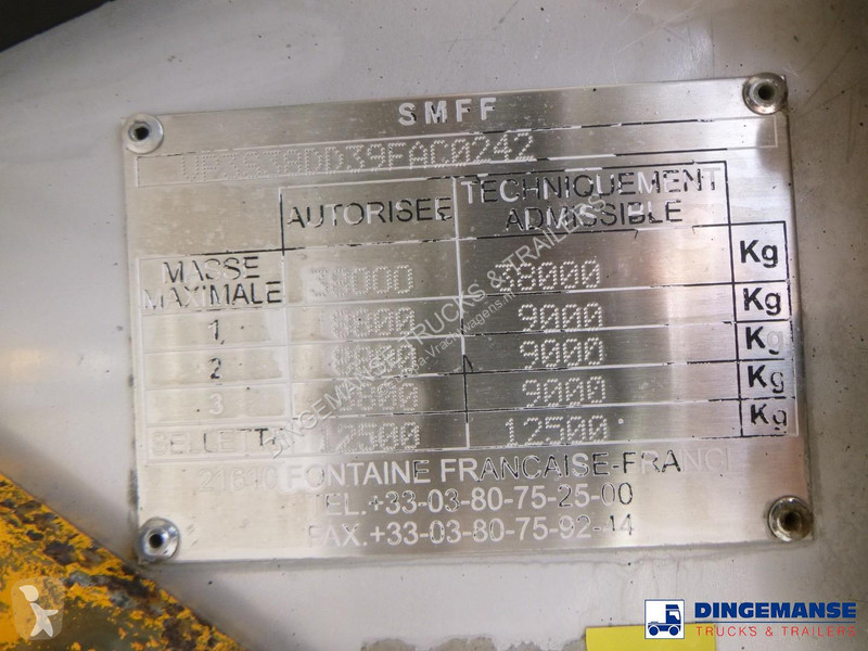 Návěs Magyar Chemical tank inox L4BH 30 m3 / 1...