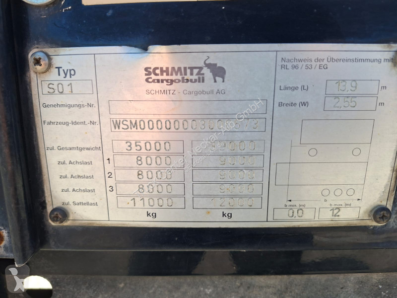 نصف مقطورة Schmitz Cargobull   3Achs MEGA...