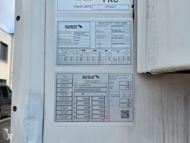 نصف مقطورة Schmitz Cargobull 24/L-13.4 FP COOL...