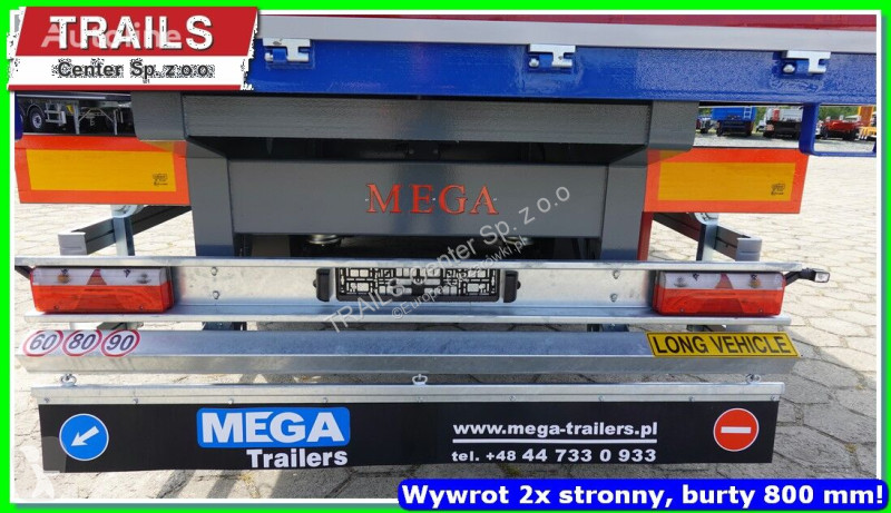 Semiremorca Mega 29 m³ / 12.600 m. 2 x side...