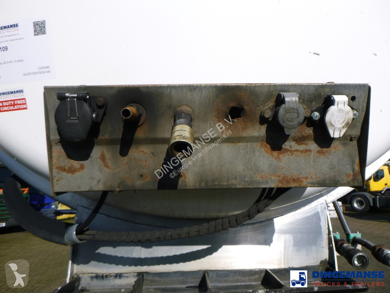 Semi reboque Burg Food tank inox 30.3 m3 / 3 comp