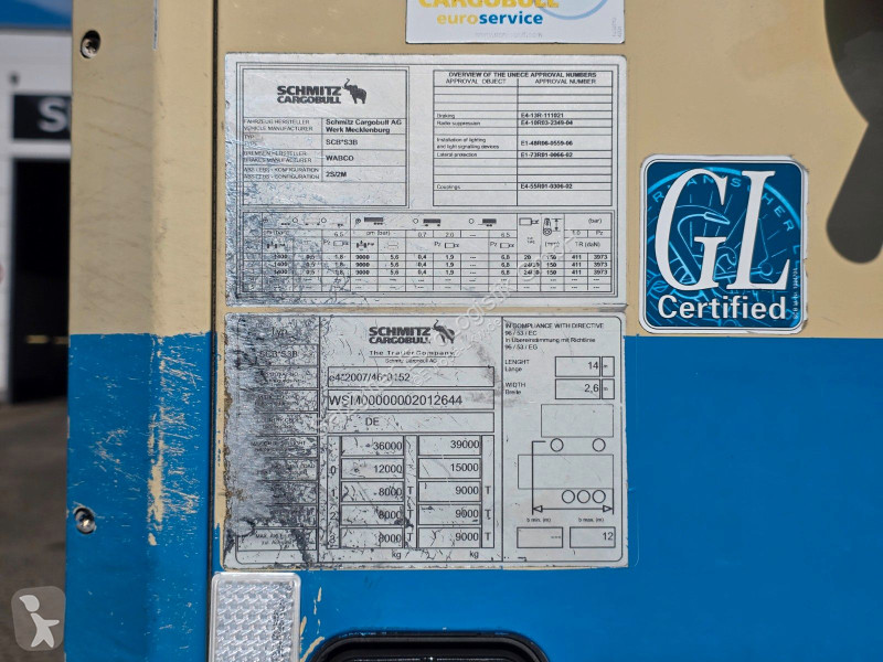 نصف مقطورة Schmitz Cargobull 24/L-13.4 FP 60...