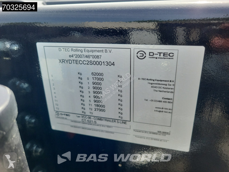 نصف مقطورة D-TEC CT-521-S NEW Breker-chassis 2x...