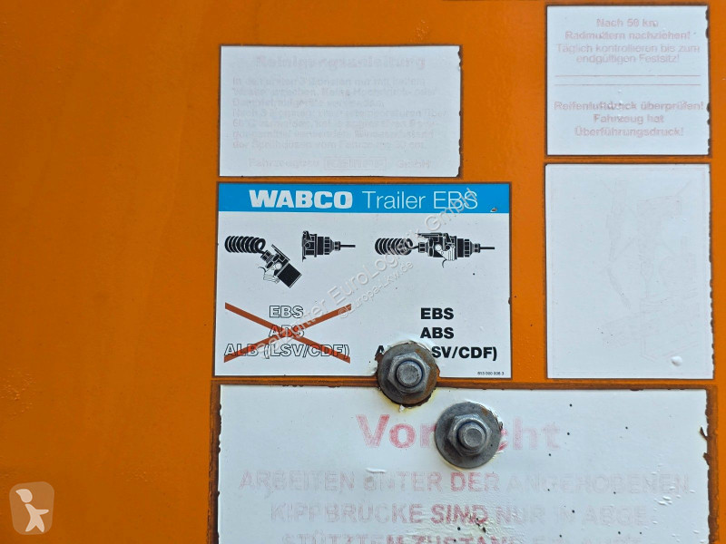 نصف مقطورة Kempf MULDE MIT KLAPPE!! / VOLVO 500...