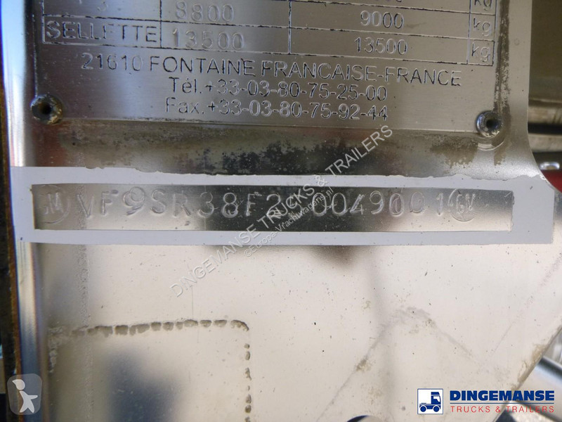 Semirremolque Magyar Vacuum tank inox 30 m3 / 1...