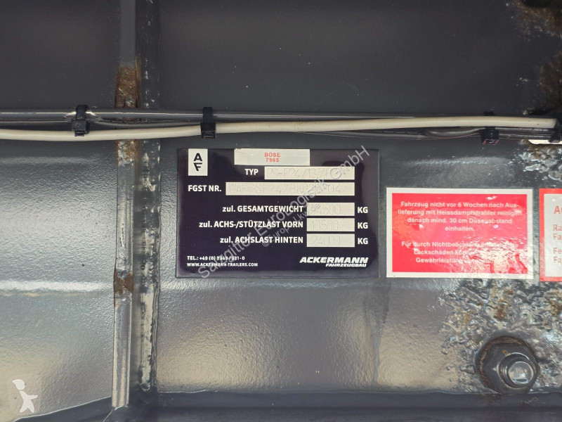 Semirremolque Ackermann PS-F24/13 7e ZG | Ldbw...