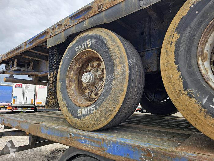 Semitrailer Pacton 3 AXLE FLATBED TRAILER BPW DRUM
