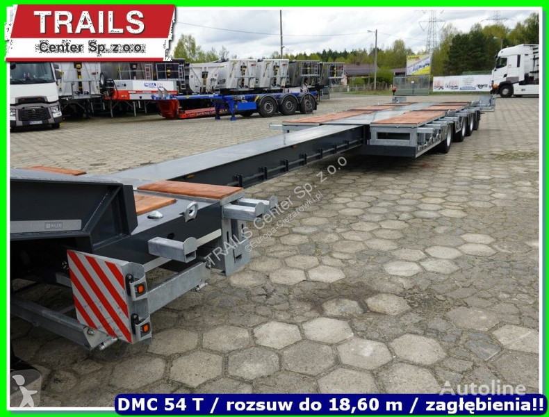 Sættevogn Mega Extandable Low-loader 18.60 m 2...