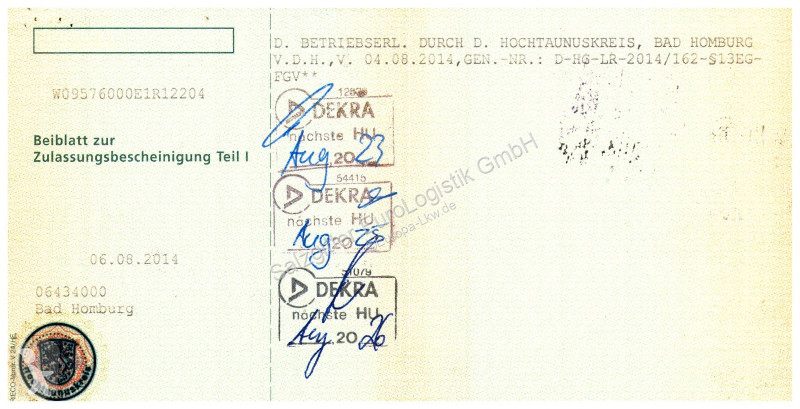 نصف مقطورة Rohr RSK/32 IV / Ladebordwand /...