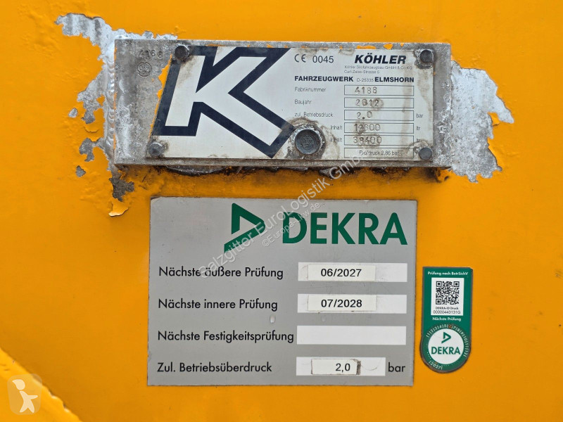 نصف مقطورة  Köhler BSCX31/51/6A / Inhalt (l):...